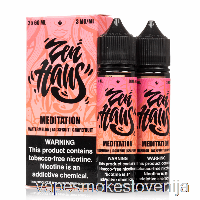 Vape Slovenija Meditacija - Zen Haus - 120ml 3mg